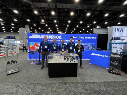 Team at Detroit Battery Show 2024